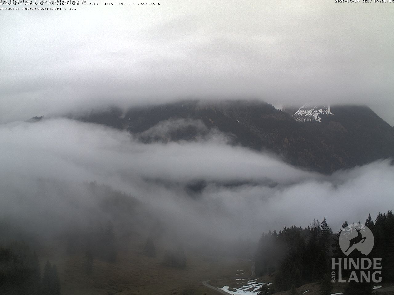 Archived image Webcam Bergstation Hahnenbahn Hindelang