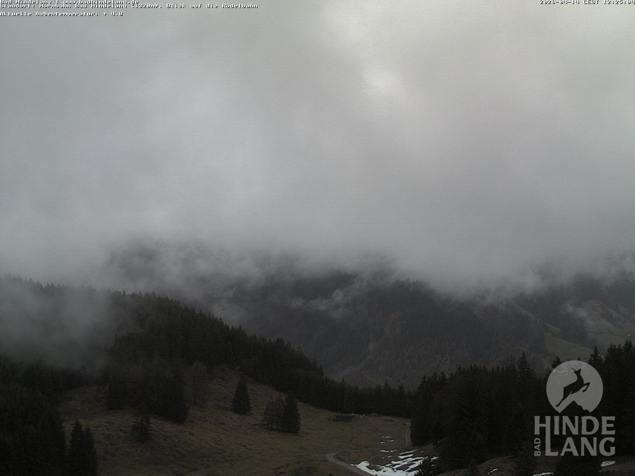 Archived image Webcam Bergstation Hahnenbahn Hindelang