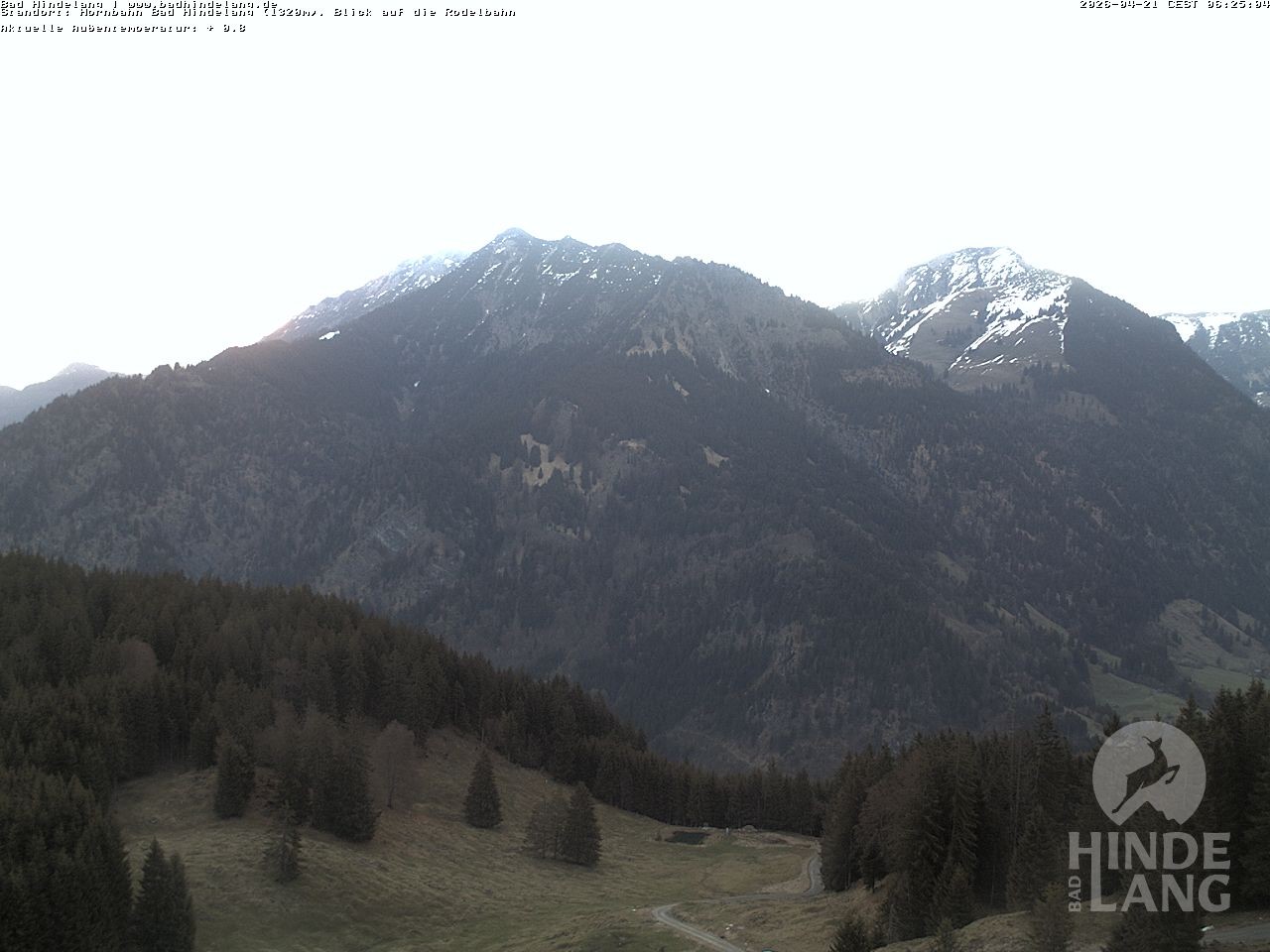 Archived image Webcam Bergstation Hahnenbahn Hindelang