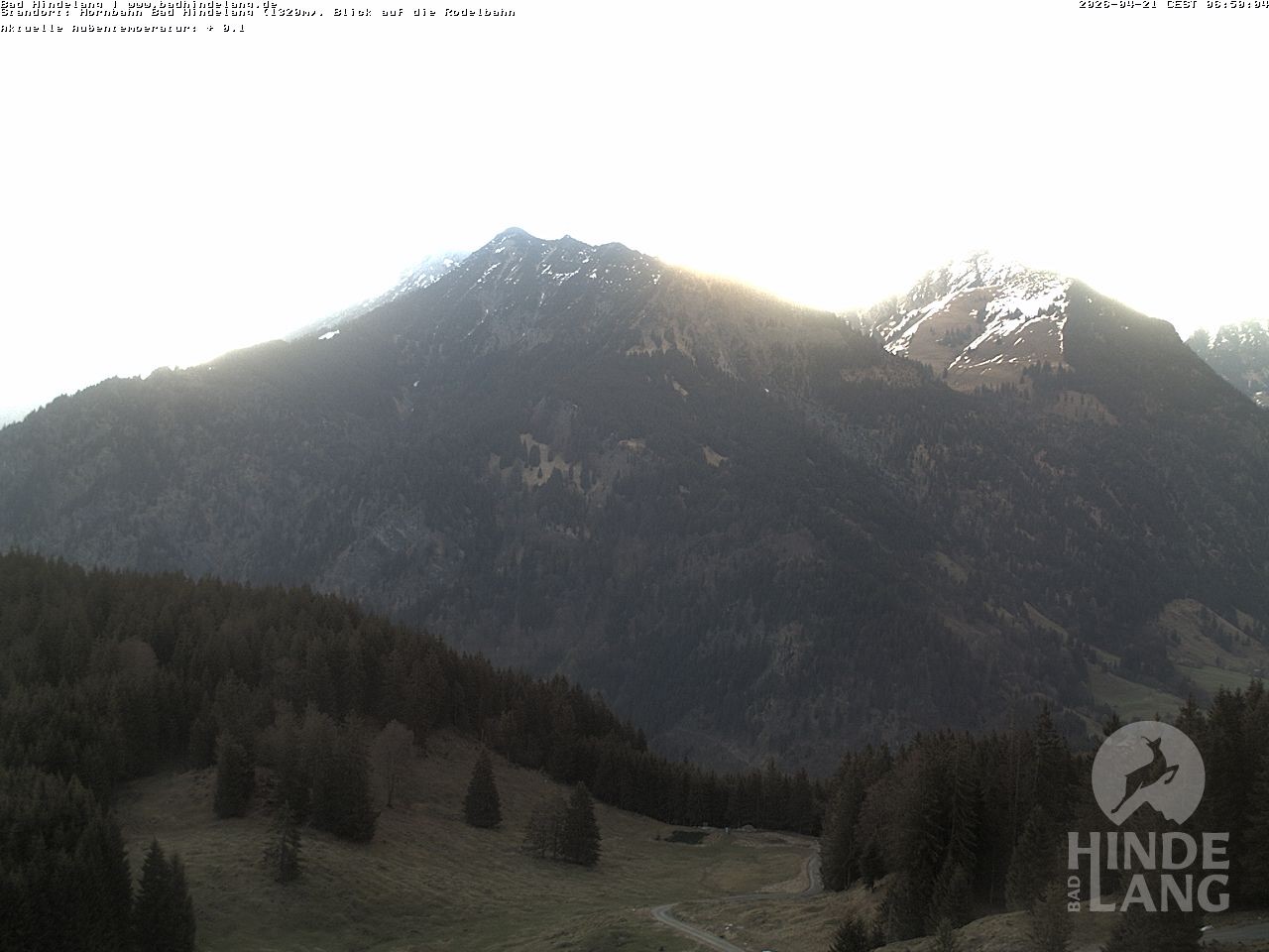 Archived image Webcam Bergstation Hahnenbahn Hindelang