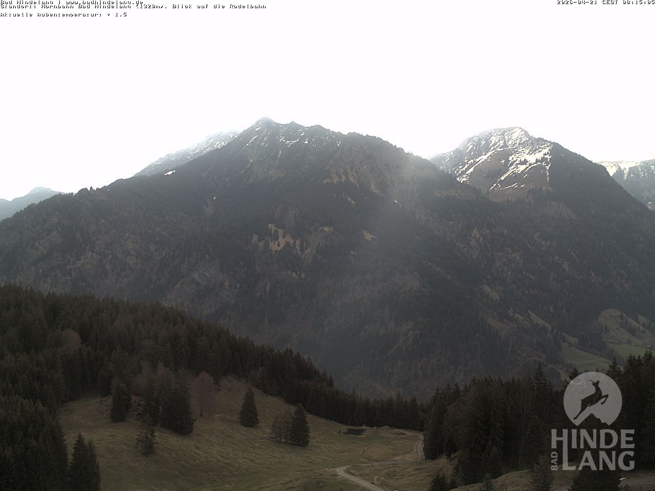 Archived image Webcam Bergstation Hahnenbahn Hindelang