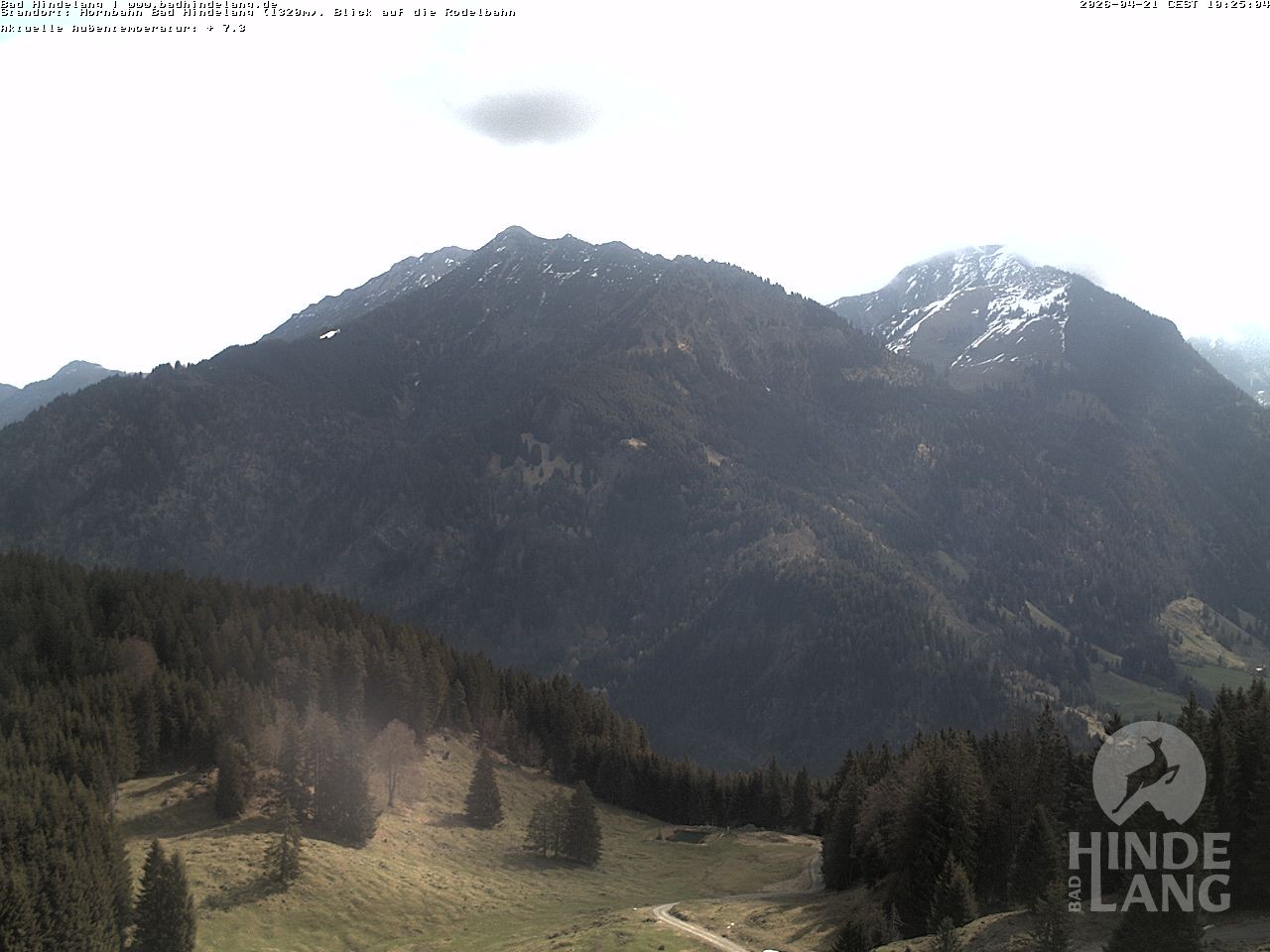 Archived image Webcam Bergstation Hahnenbahn Hindelang