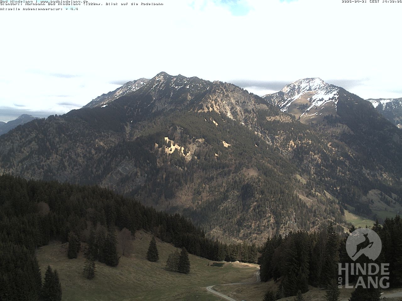 Archived image Webcam Bergstation Hahnenbahn Hindelang