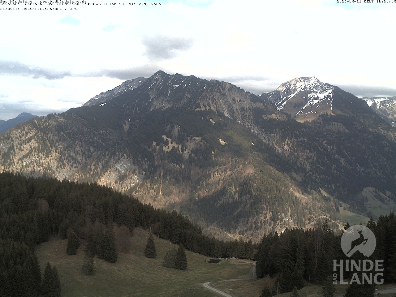 Archived image Webcam Bergstation Hahnenbahn Hindelang