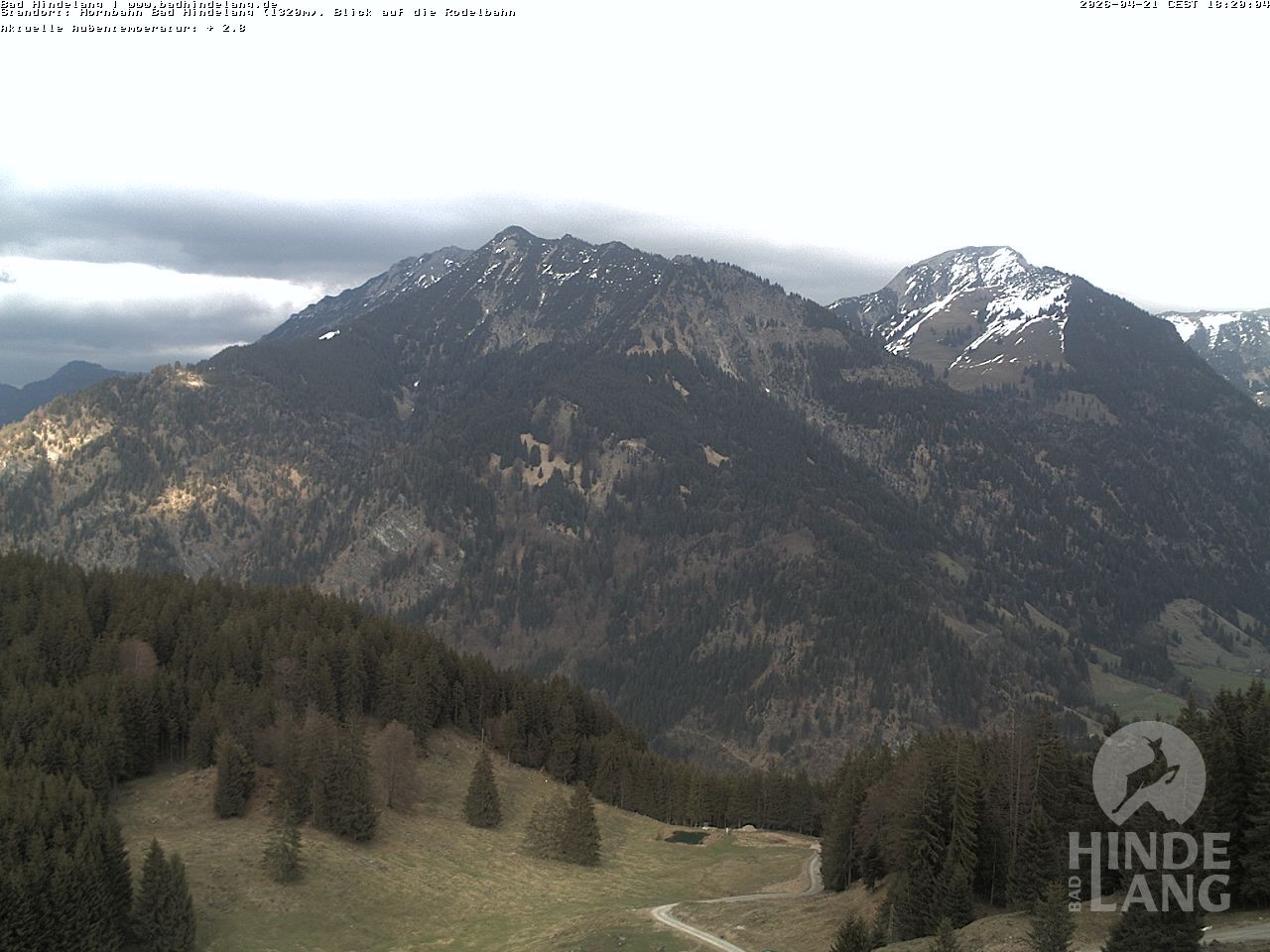 Archived image Webcam Bergstation Hahnenbahn Hindelang