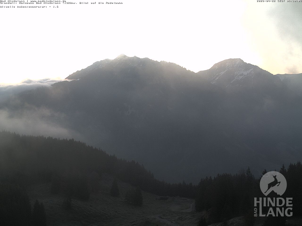 Archived image Webcam Bergstation Hahnenbahn Hindelang
