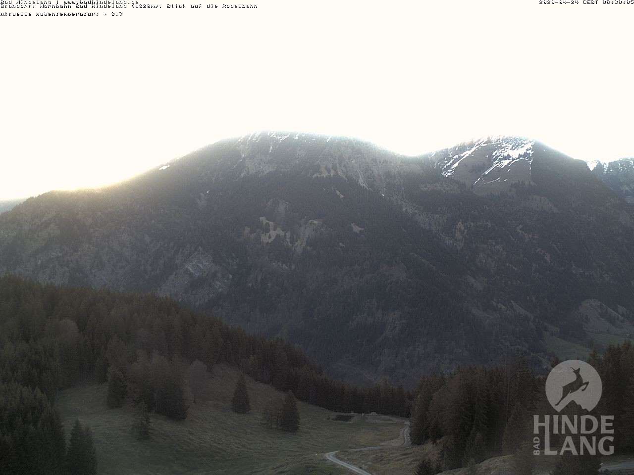 Archived image Webcam Bergstation Hahnenbahn Hindelang