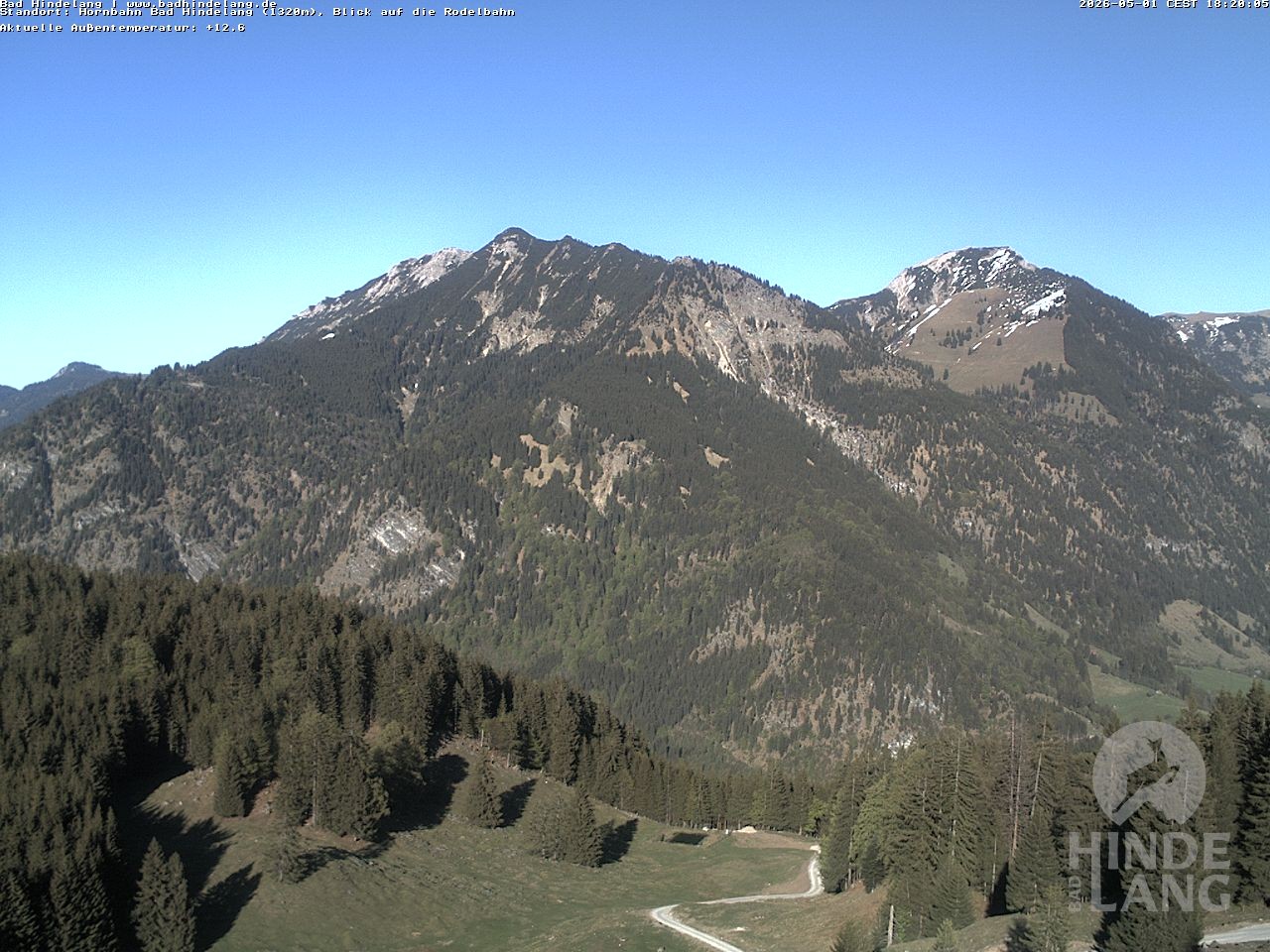 Archiv Foto Webcam Blick auf Hornalp
