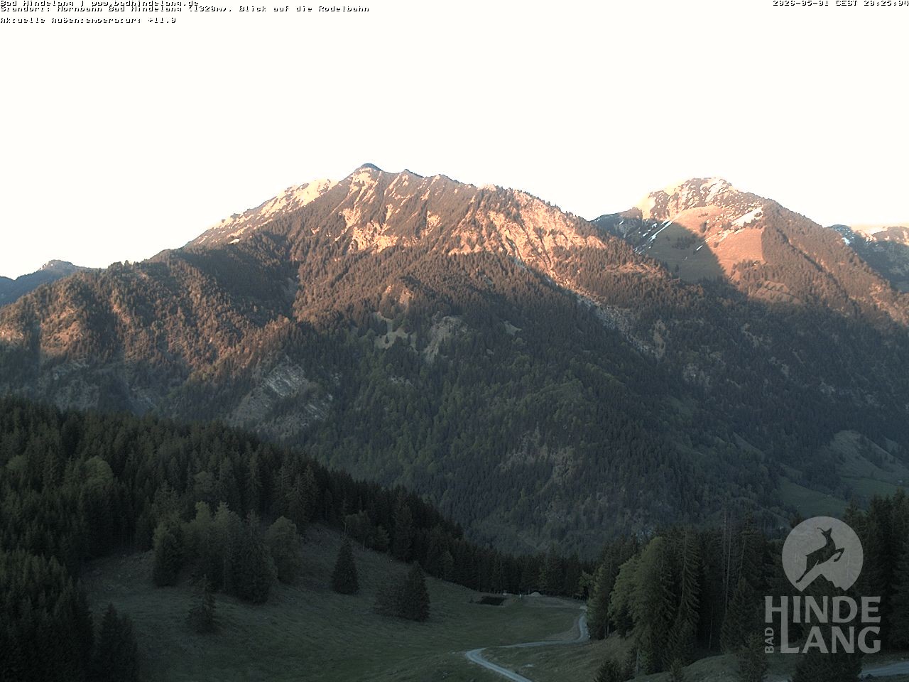 Archiv Foto Webcam Blick auf Hornalp
