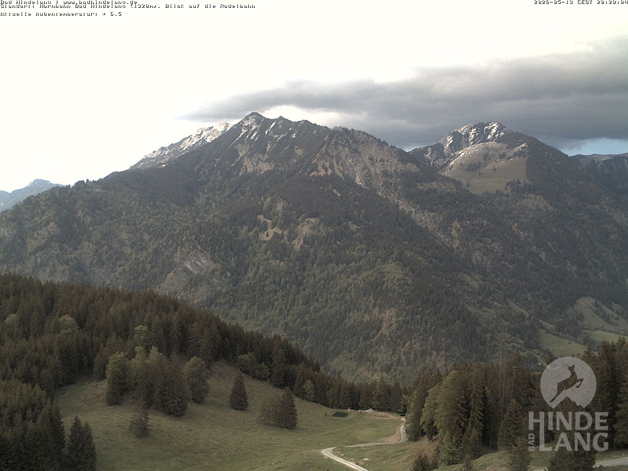 Archived image Webcam Bergstation Hahnenbahn Hindelang