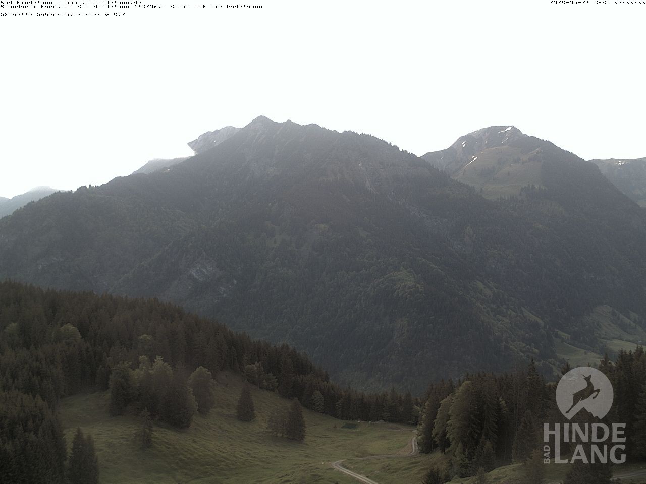 Archived image Webcam Bergstation Hahnenbahn Hindelang