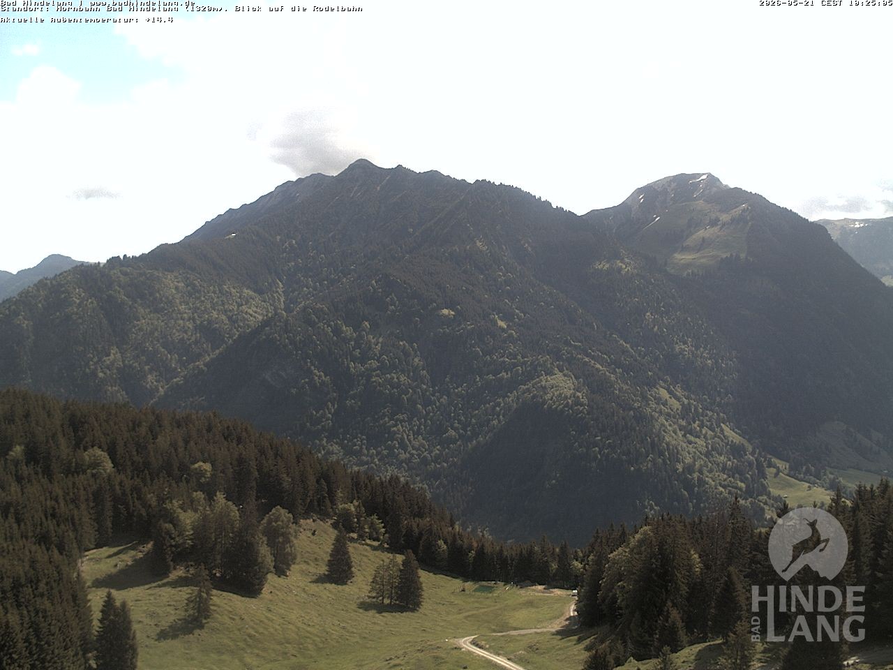Archived image Webcam Bergstation Hahnenbahn Hindelang