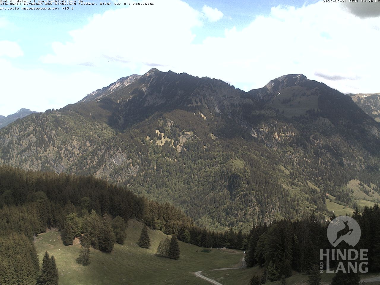 Archived image Webcam Bergstation Hahnenbahn Hindelang