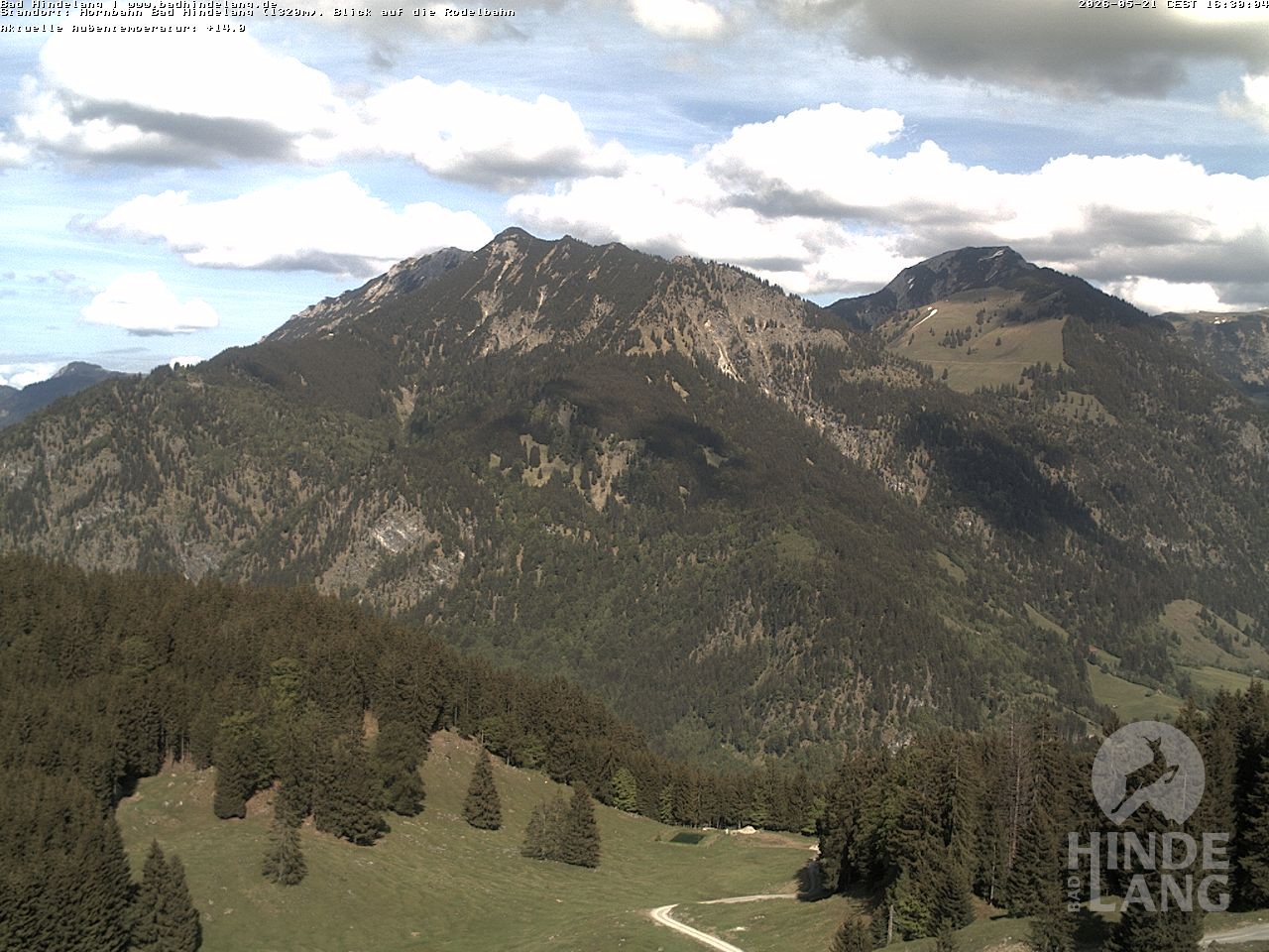 Archived image Webcam Bergstation Hahnenbahn Hindelang