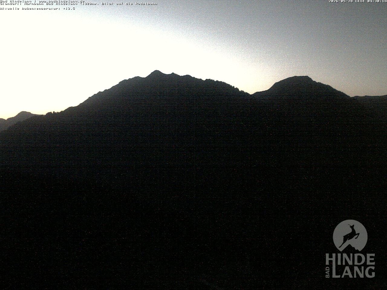 Archived image Webcam Bergstation Hahnenbahn Hindelang