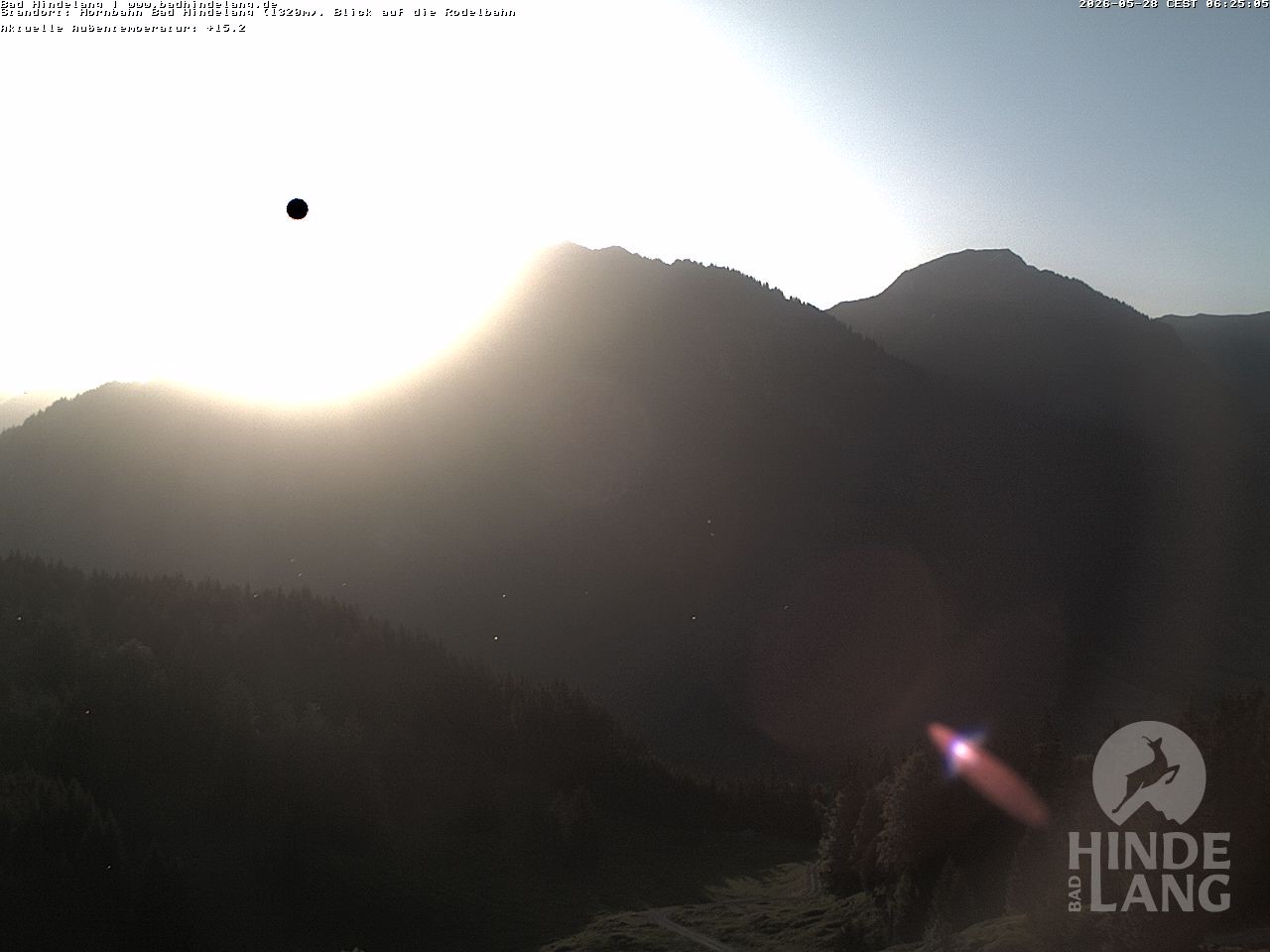 Archived image Webcam Bergstation Hahnenbahn Hindelang