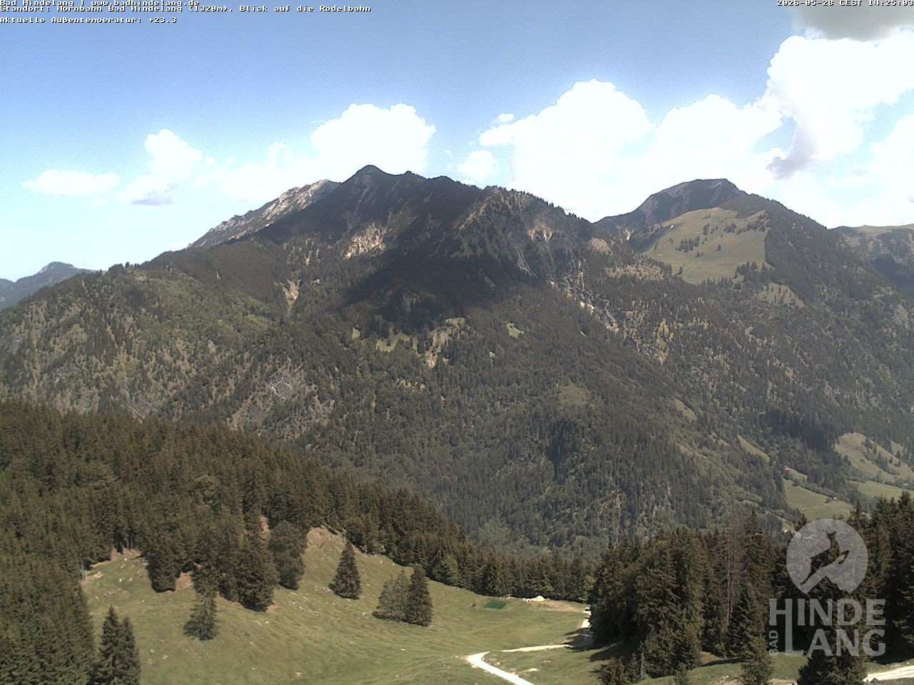 Archived image Webcam Bergstation Hahnenbahn Hindelang