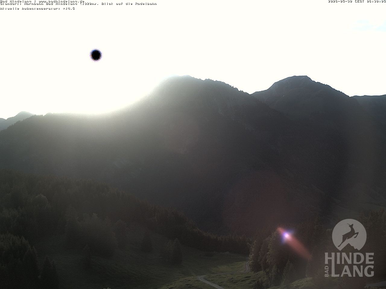 Archived image Webcam Bergstation Hahnenbahn Hindelang