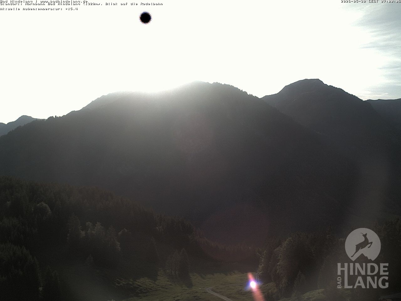 Archived image Webcam Bergstation Hahnenbahn Hindelang