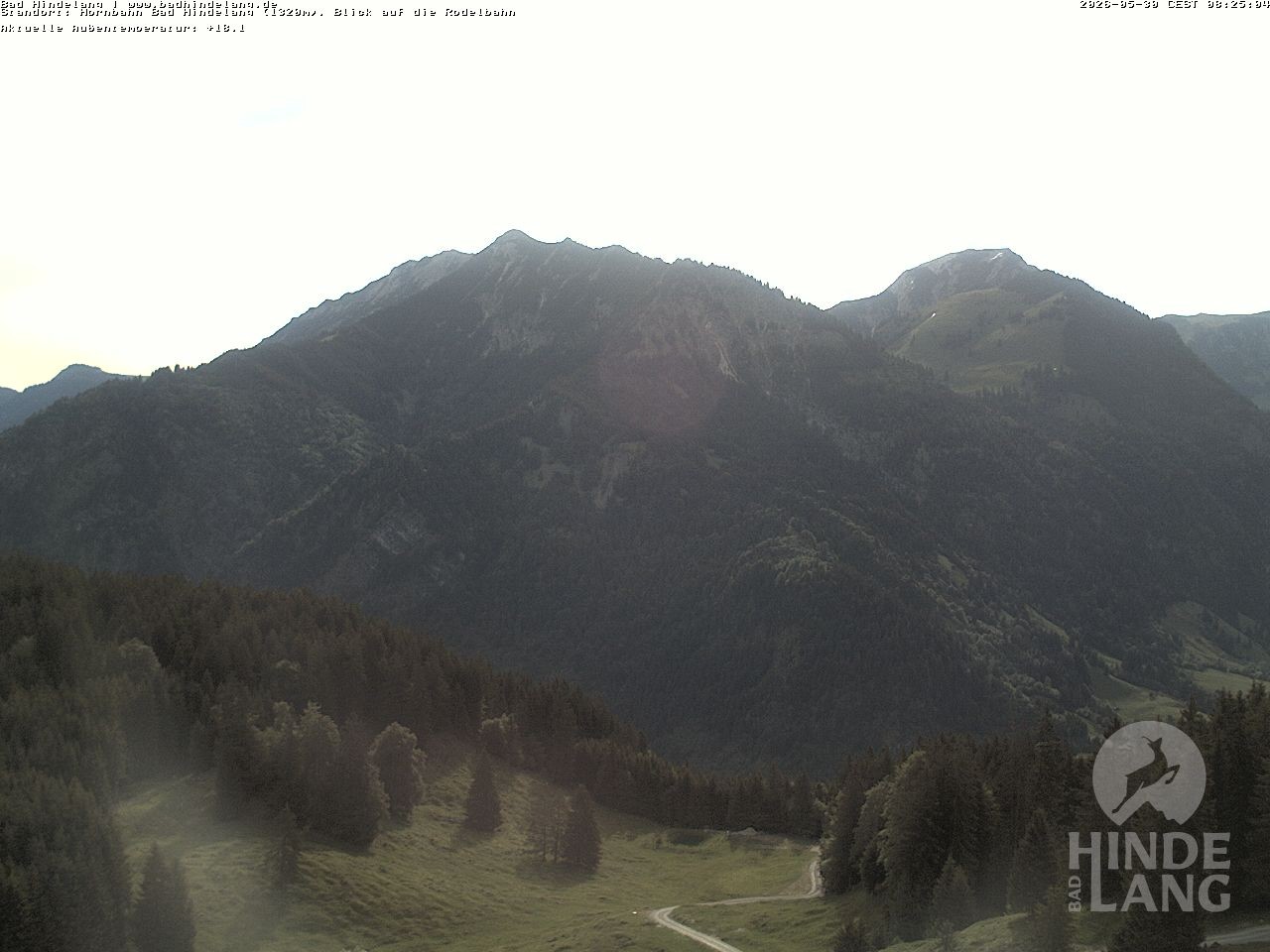 Archived image Webcam Bergstation Hahnenbahn Hindelang