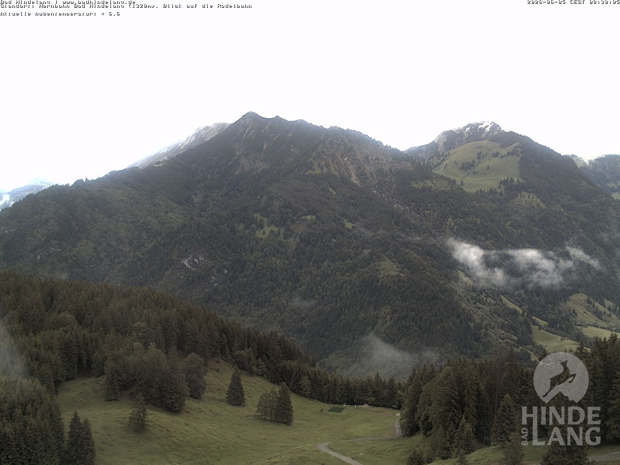 Archived image Webcam Bergstation Hahnenbahn Hindelang