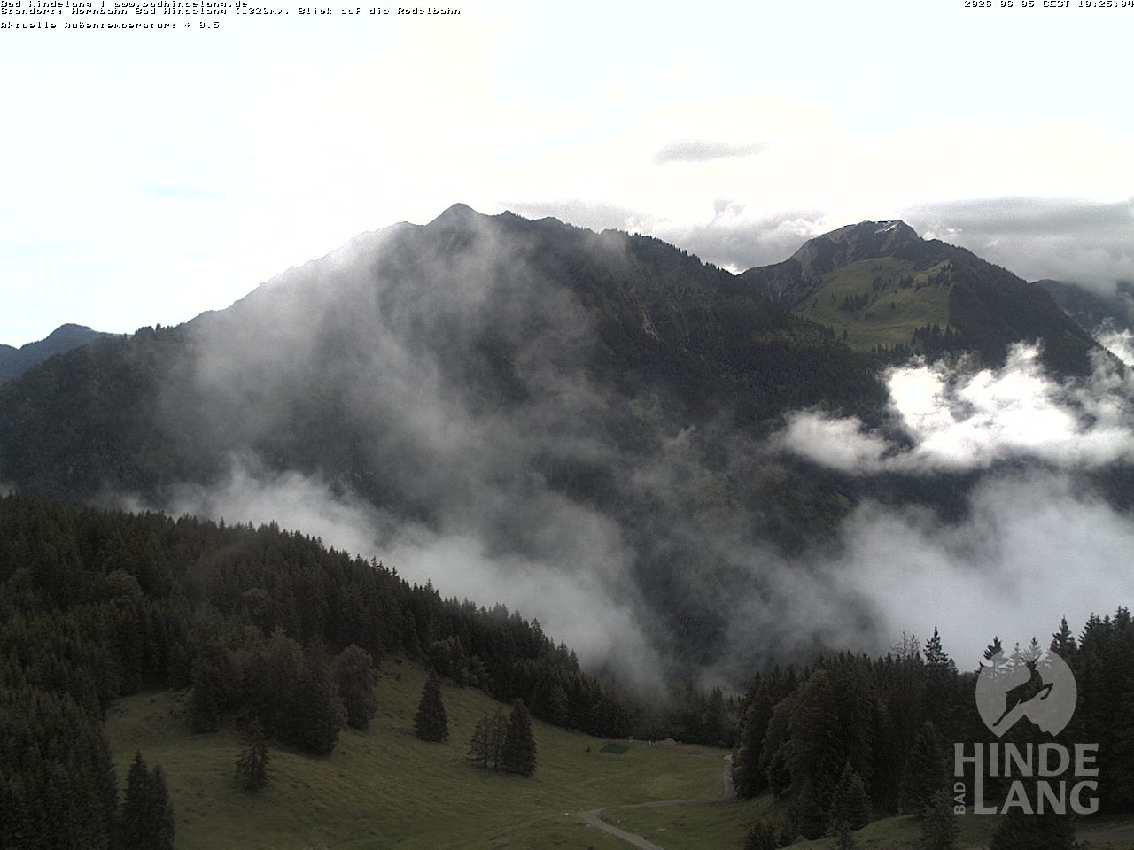 Archived image Webcam Bergstation Hahnenbahn Hindelang