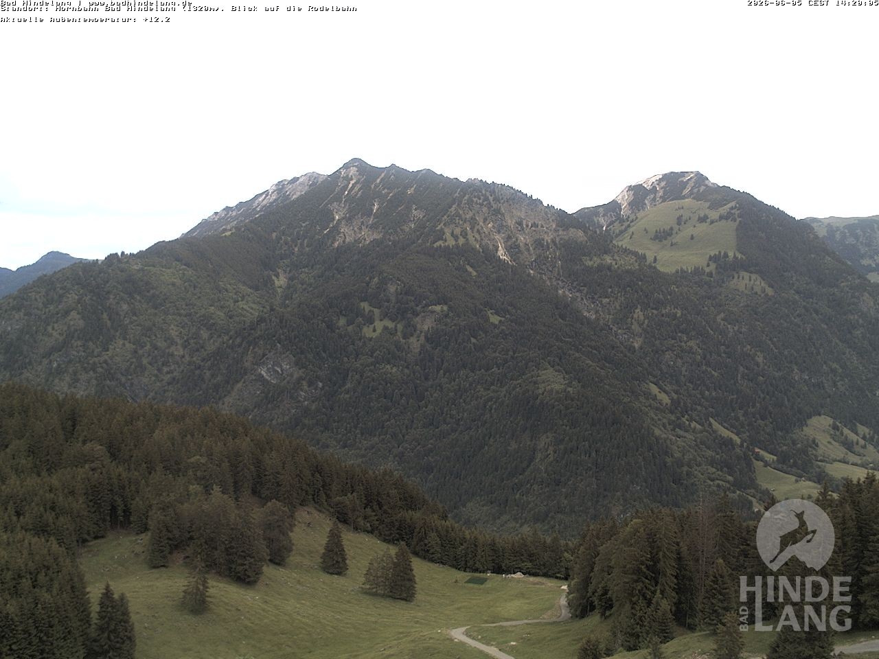 Archived image Webcam Bergstation Hahnenbahn Hindelang