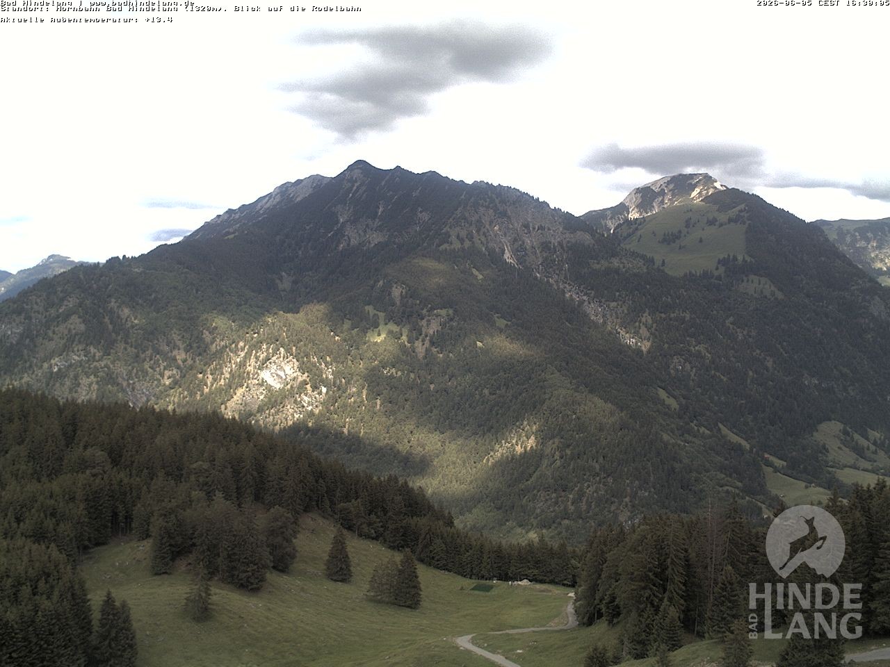 Archived image Webcam Bergstation Hahnenbahn Hindelang