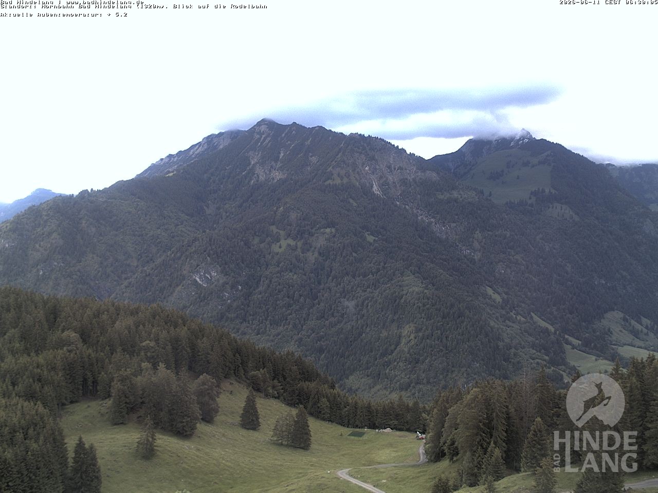 Archived image Webcam Bergstation Hahnenbahn Hindelang
