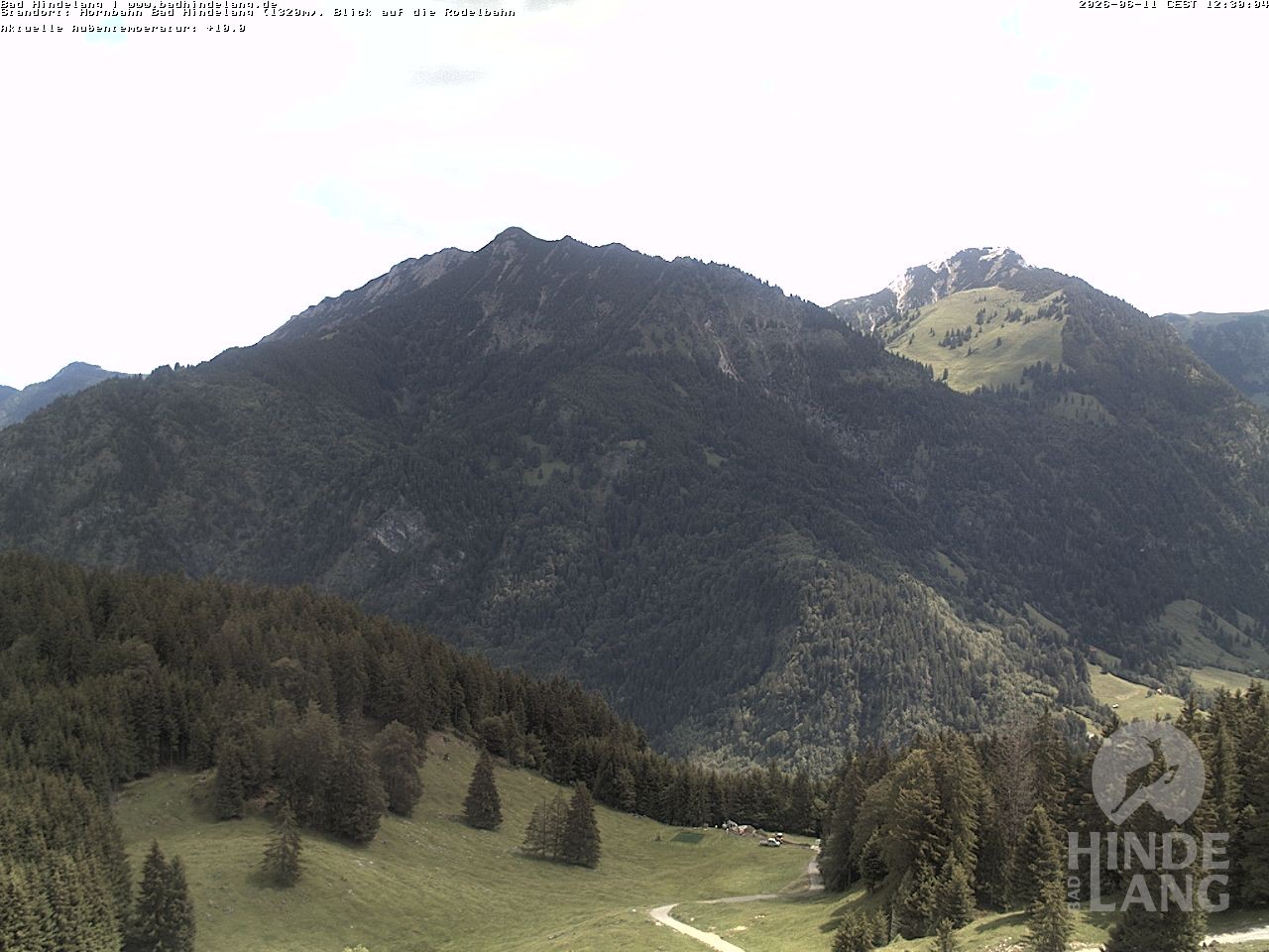 Archived image Webcam Bergstation Hahnenbahn Hindelang
