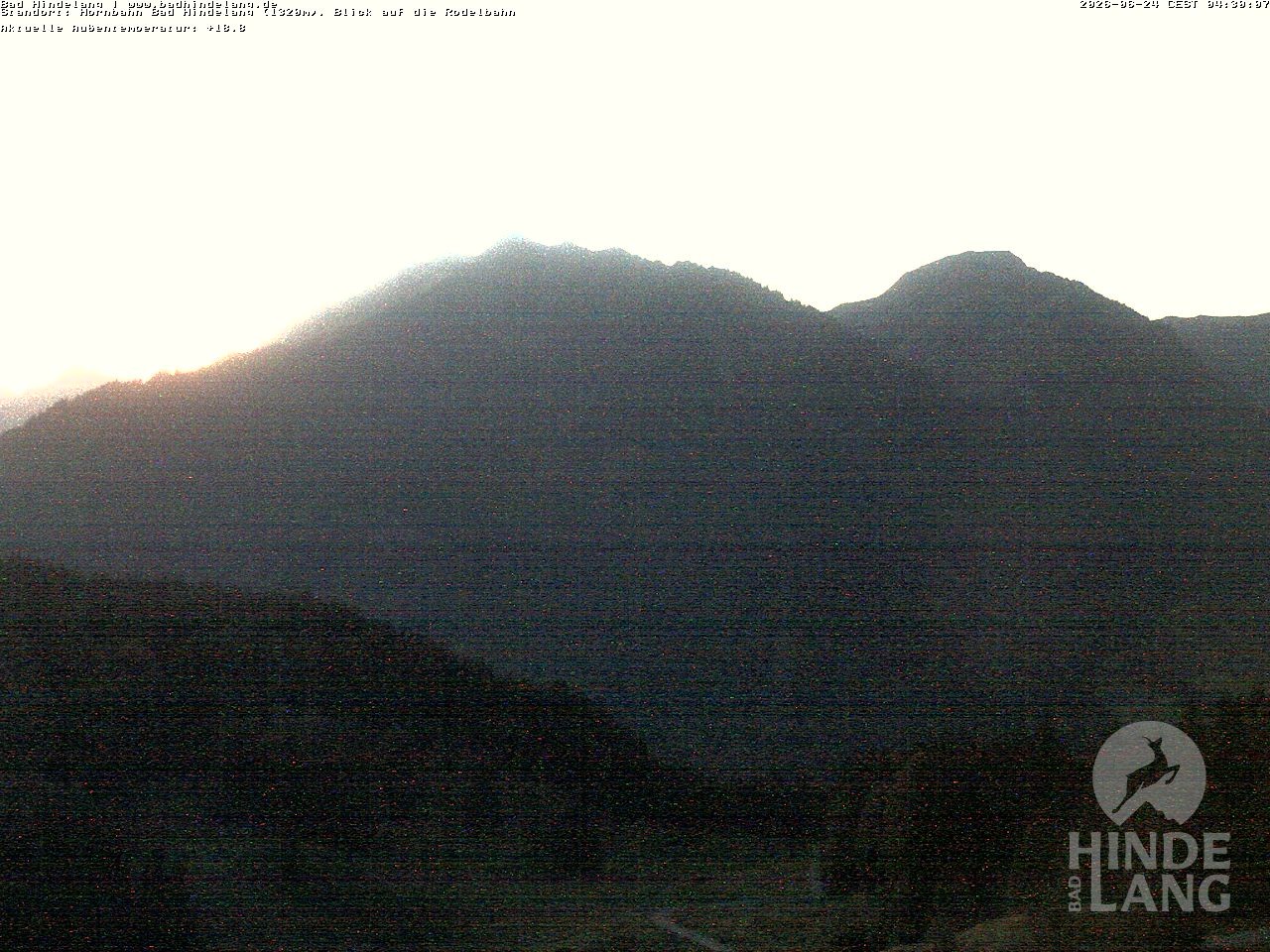 Archived image Webcam Bergstation Hahnenbahn Hindelang