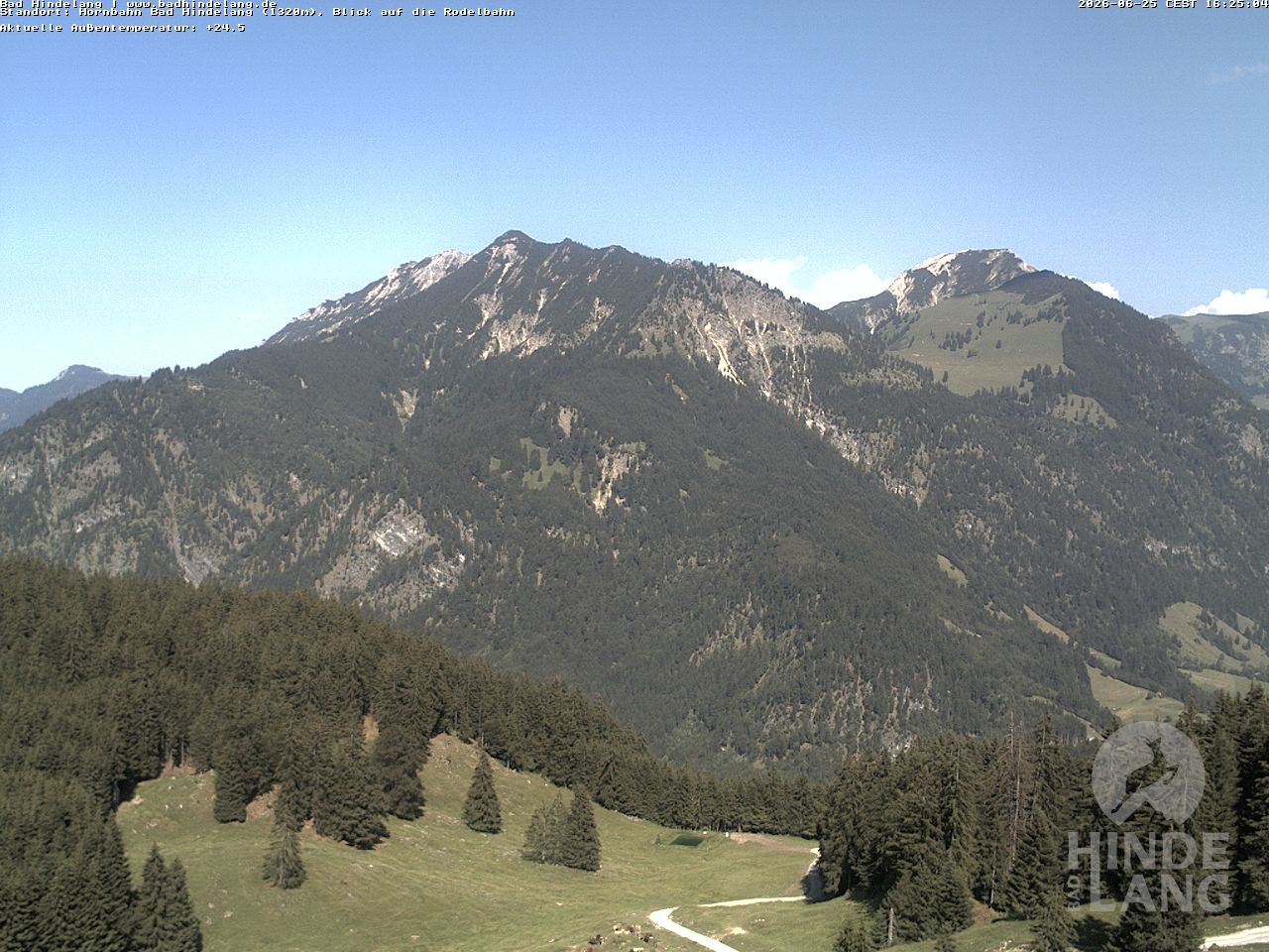 Archiv Foto Webcam Blick auf Hornalp