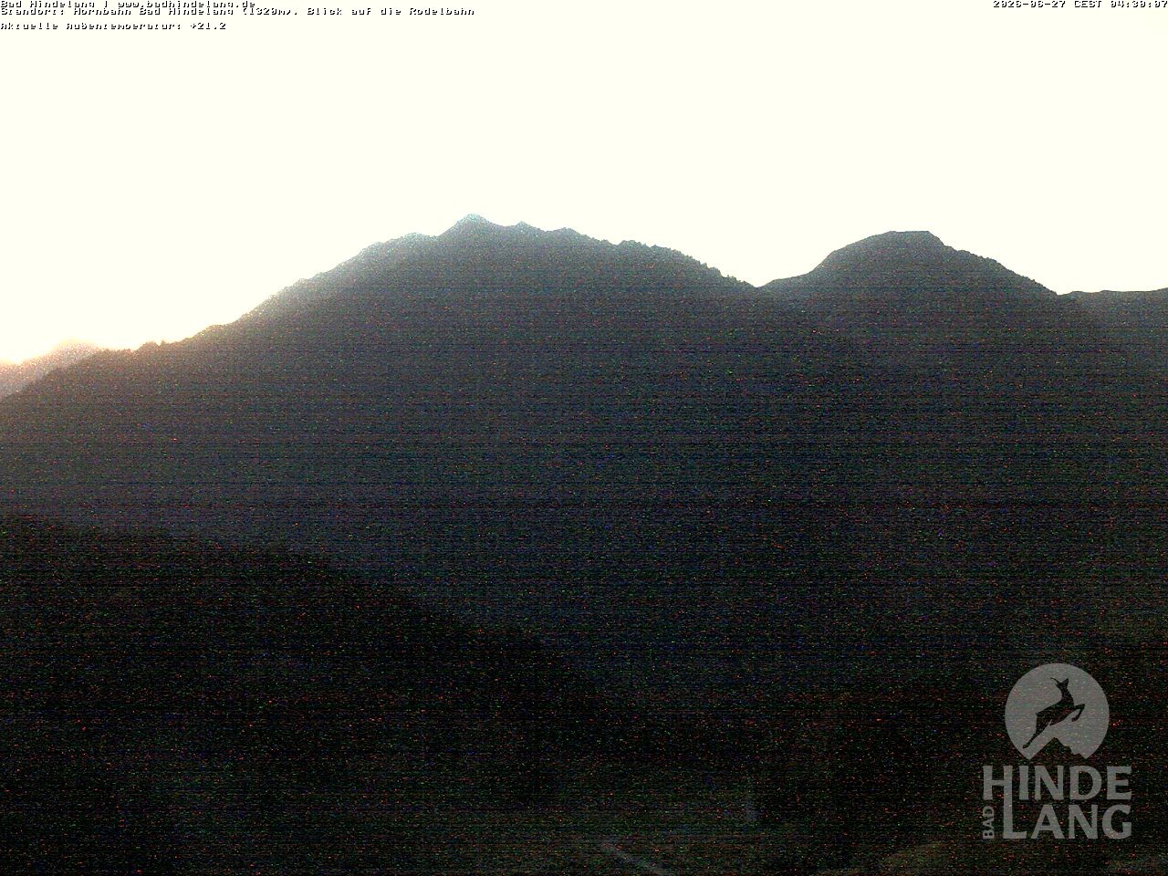 Archived image Webcam Bergstation Hahnenbahn Hindelang