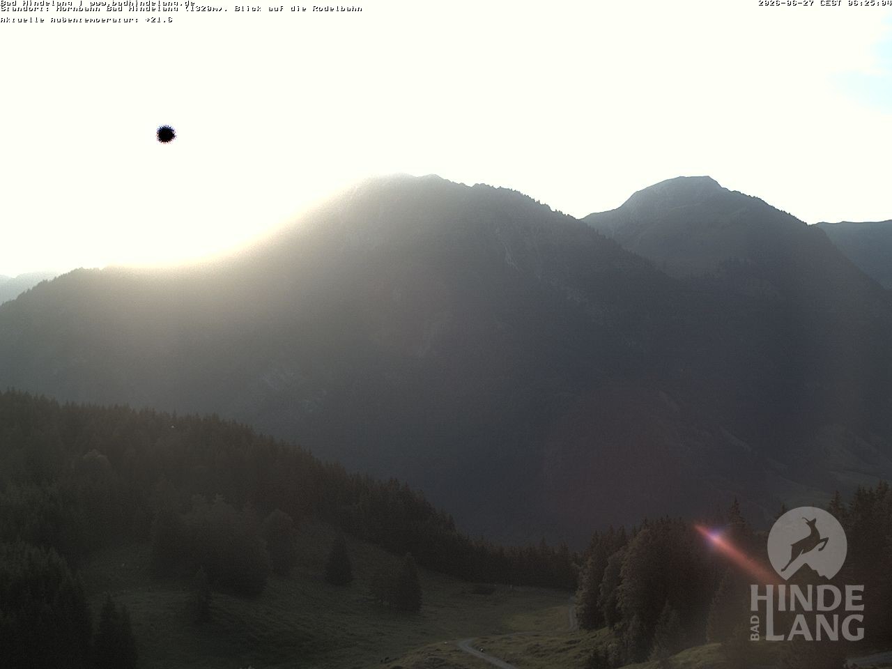 Archived image Webcam Bergstation Hahnenbahn Hindelang