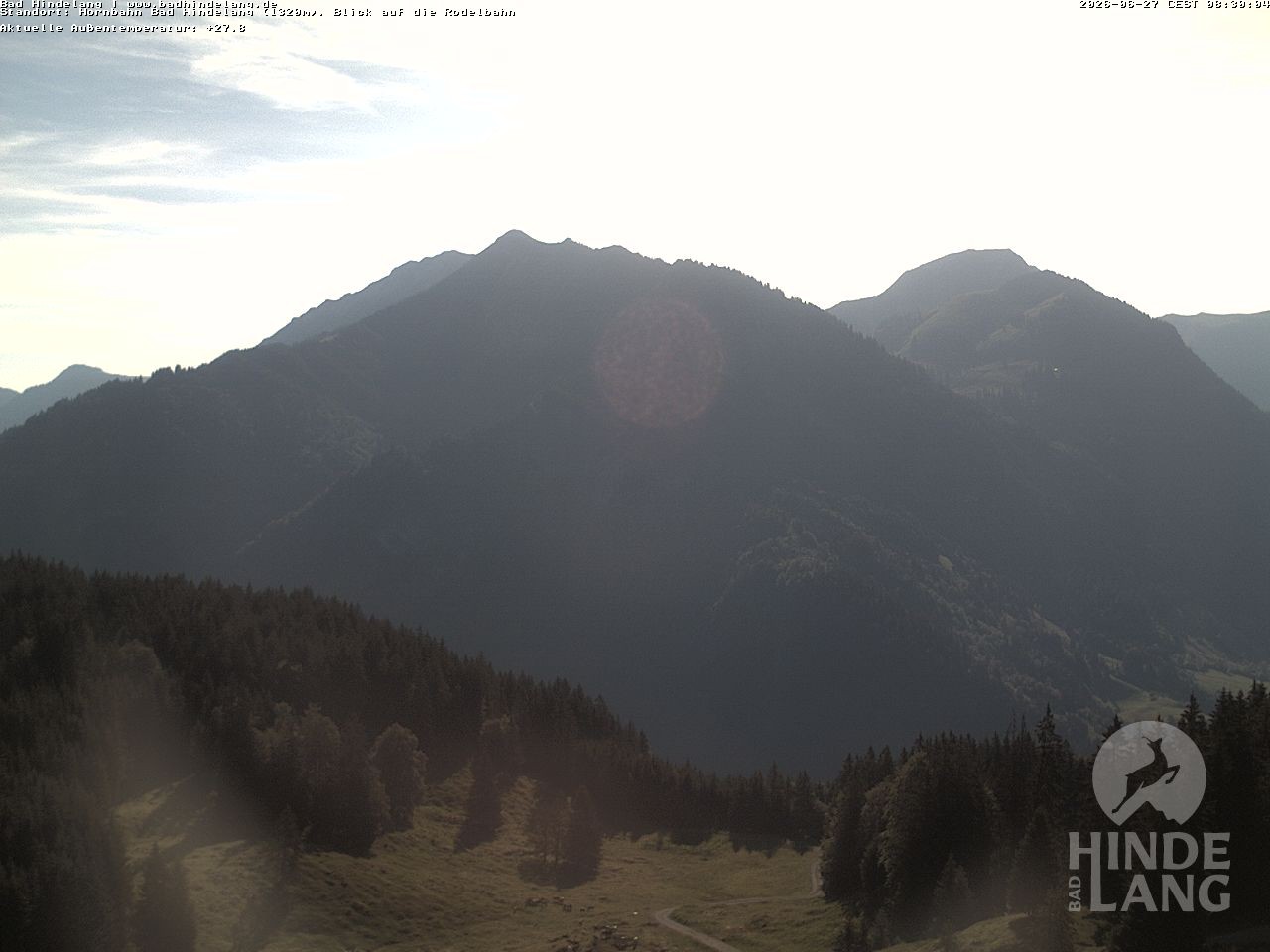 Archived image Webcam Bergstation Hahnenbahn Hindelang
