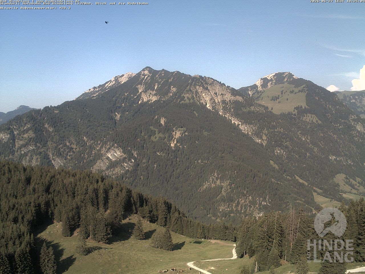 Archiv Foto Webcam Blick auf Hornalp