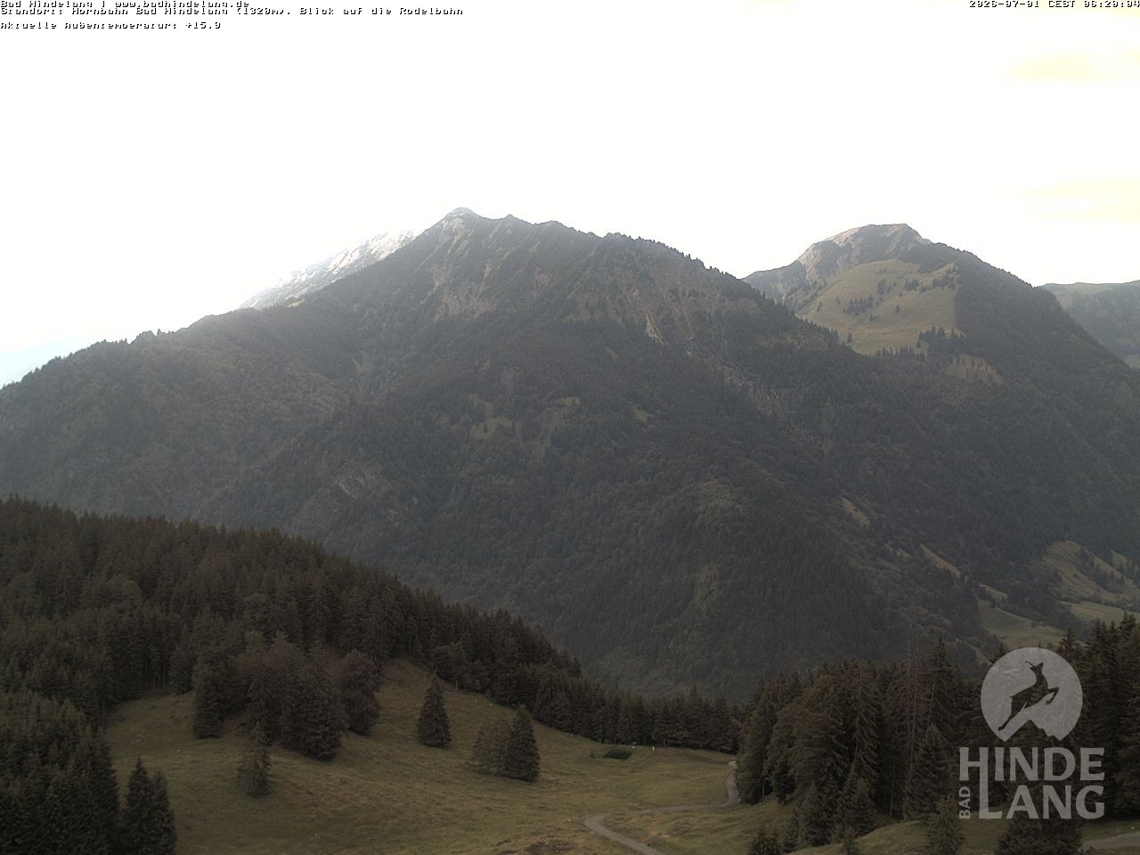 Archiv Foto Webcam Blick auf Hornalp