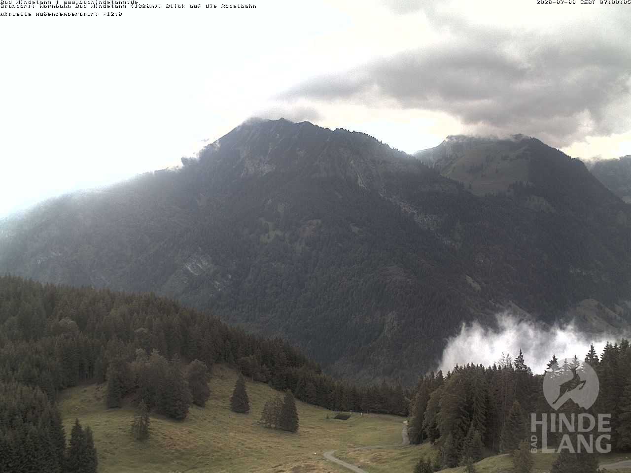 Archiv Foto Webcam Blick auf Hornalp