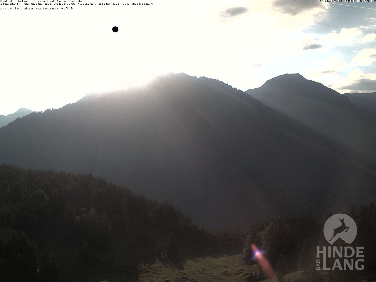 Archived image Webcam Bergstation Hahnenbahn Hindelang