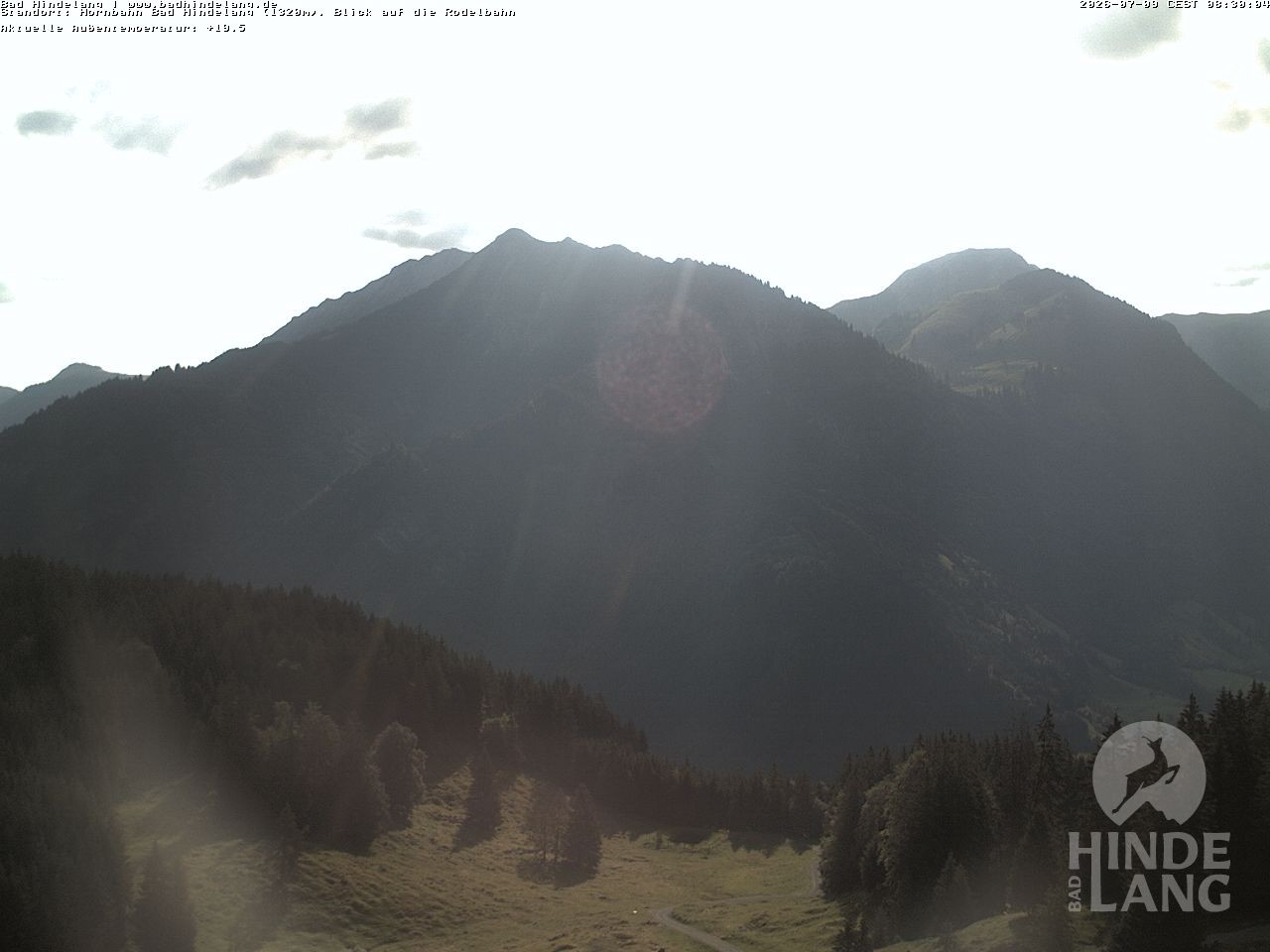 Archived image Webcam Bergstation Hahnenbahn Hindelang