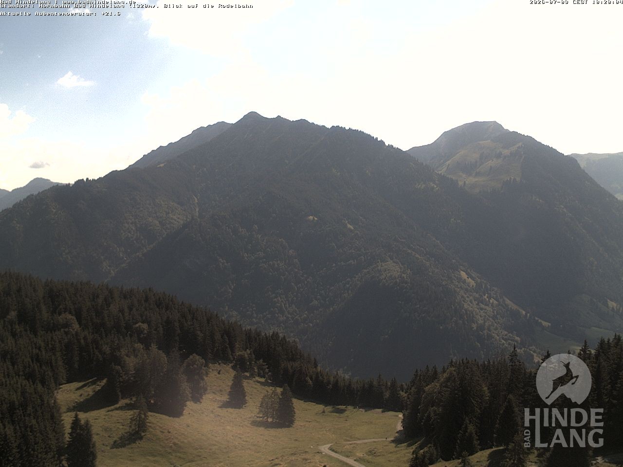 Archived image Webcam Bergstation Hahnenbahn Hindelang