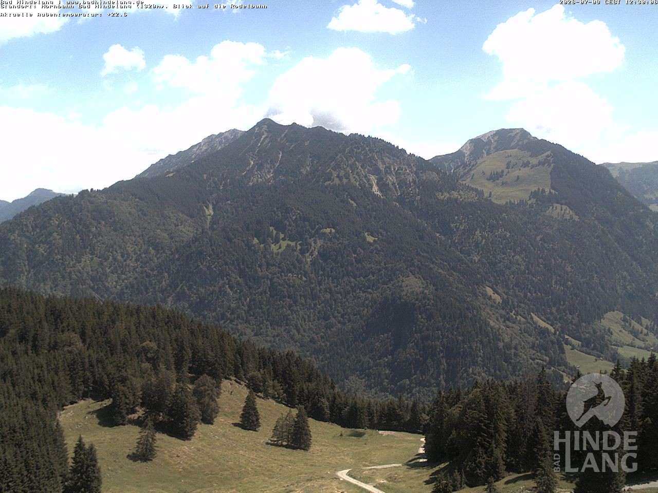 Archived image Webcam Bergstation Hahnenbahn Hindelang