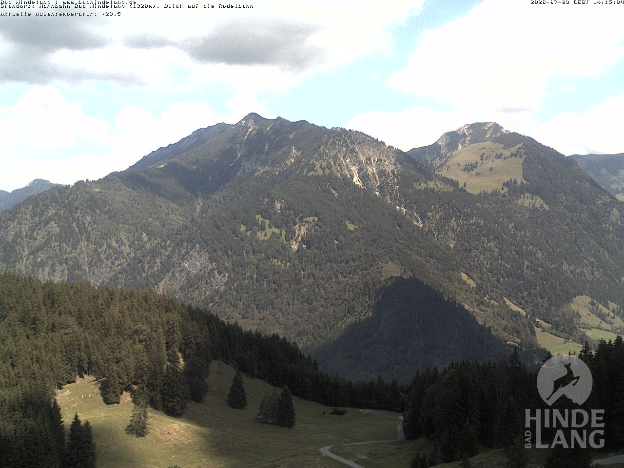 Archived image Webcam Bergstation Hahnenbahn Hindelang