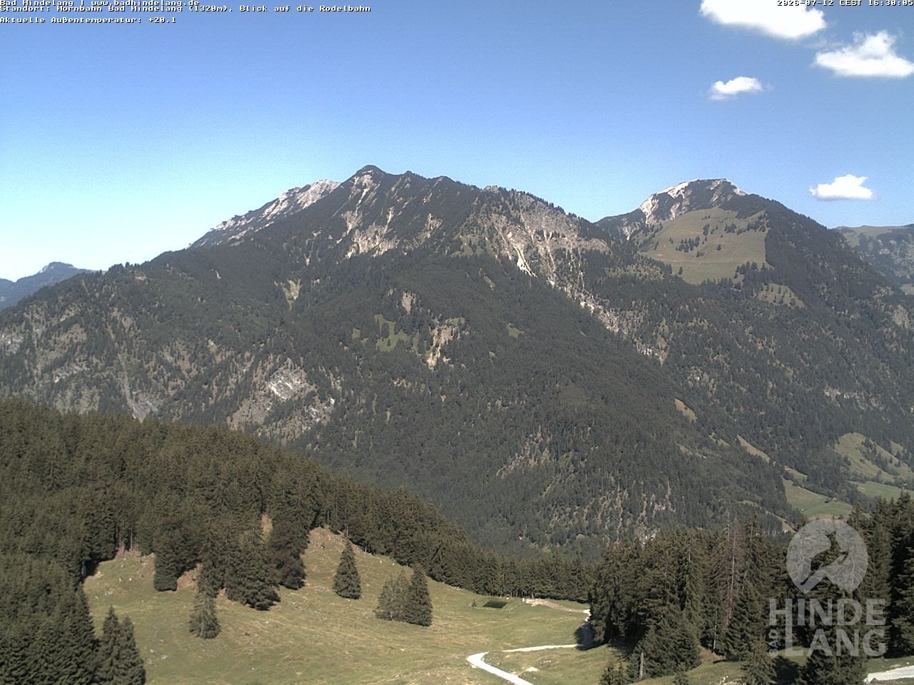 Archiv Foto Webcam Blick auf Hornalp