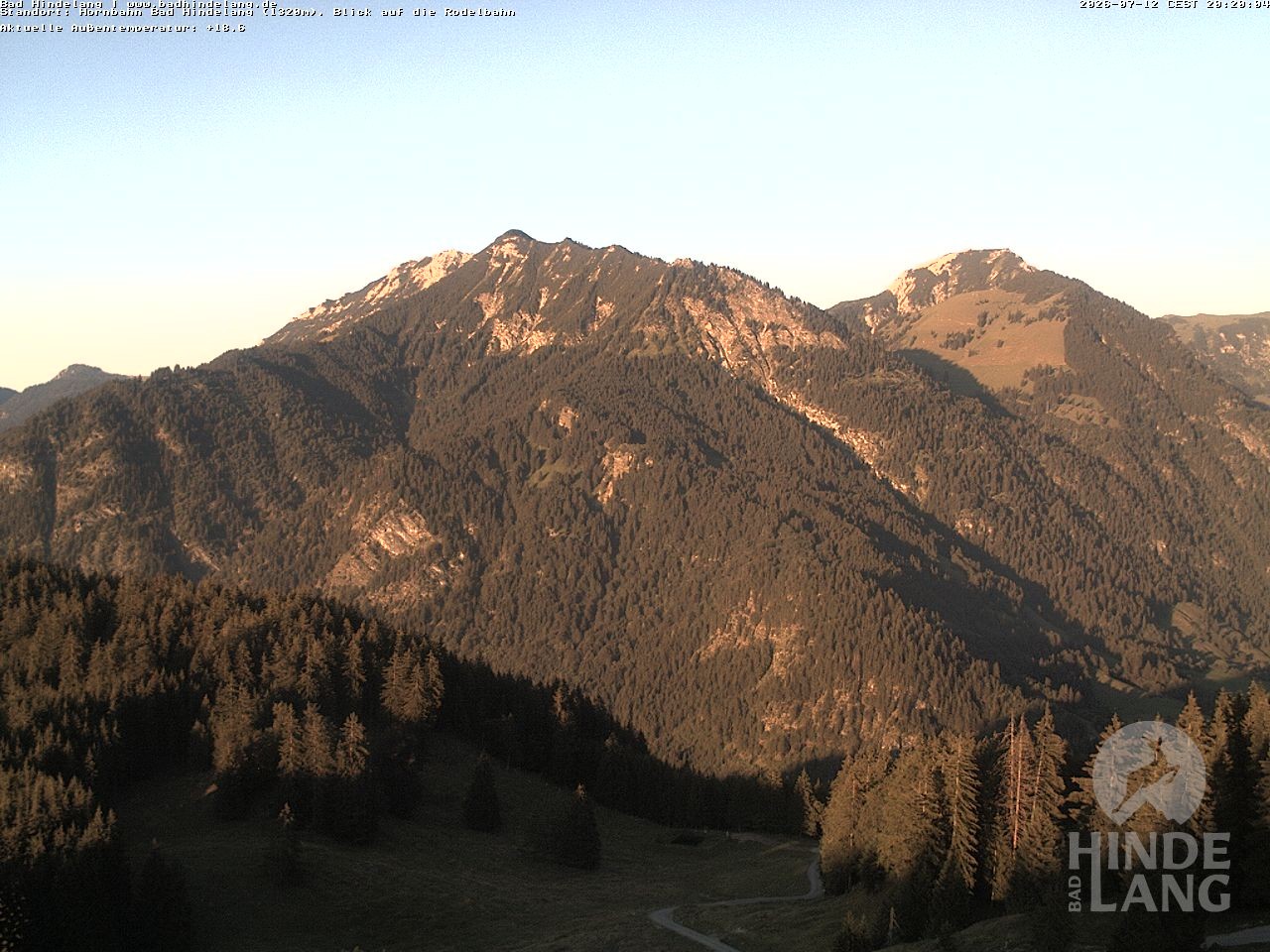 Archived image Webcam Bergstation Hahnenbahn Hindelang