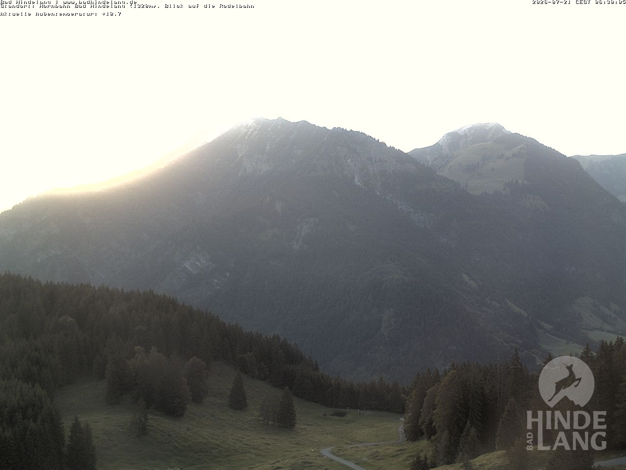 Archiv Foto Webcam Blick auf Hornalp