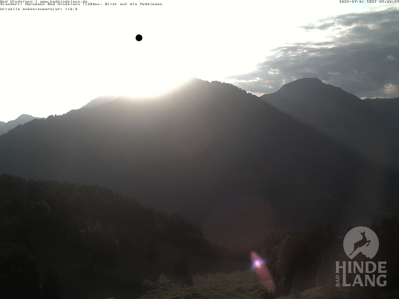 Archiv Foto Webcam Blick auf Hornalp
