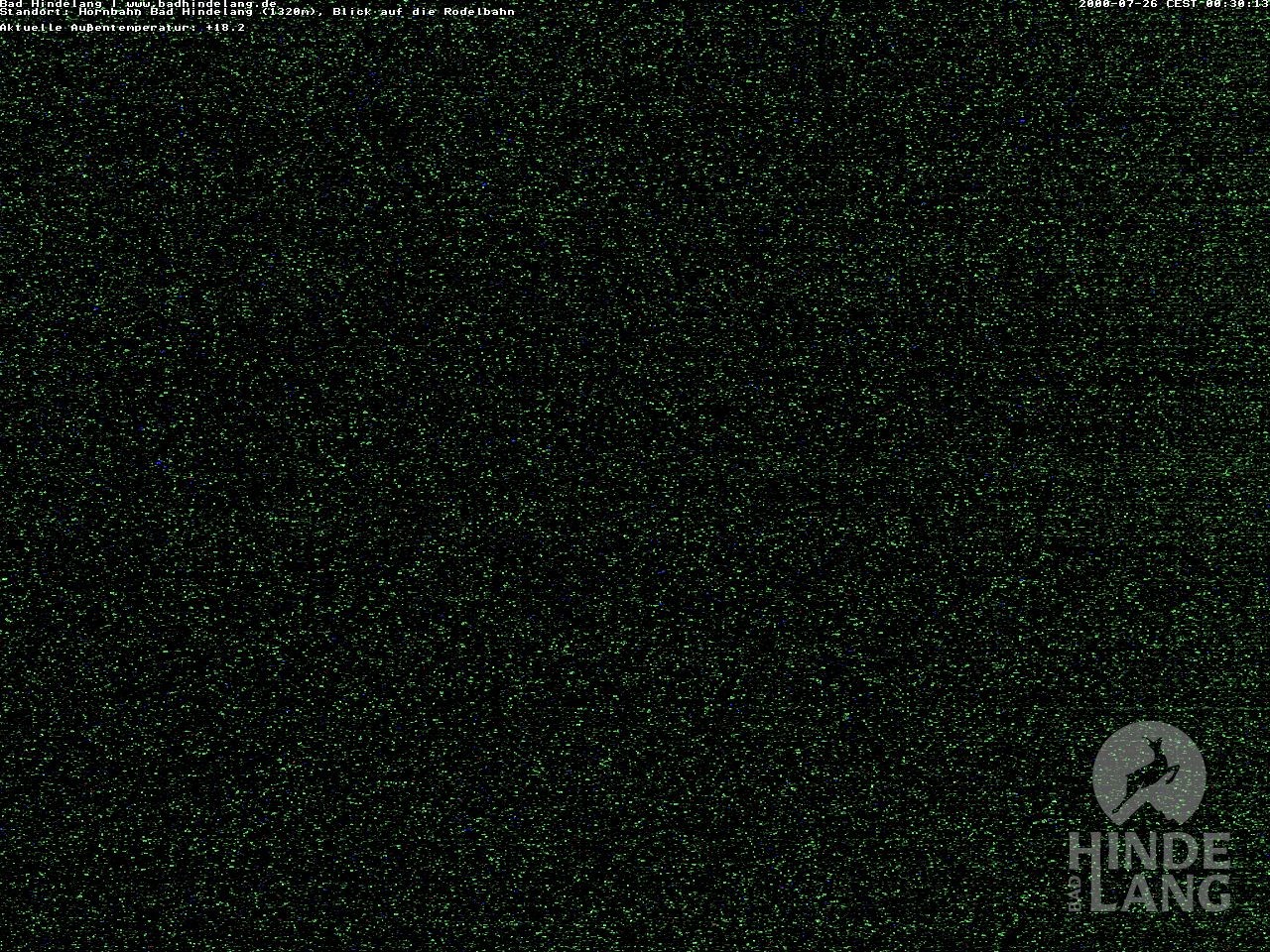 Archiv Foto Webcam Blick auf Hornalp