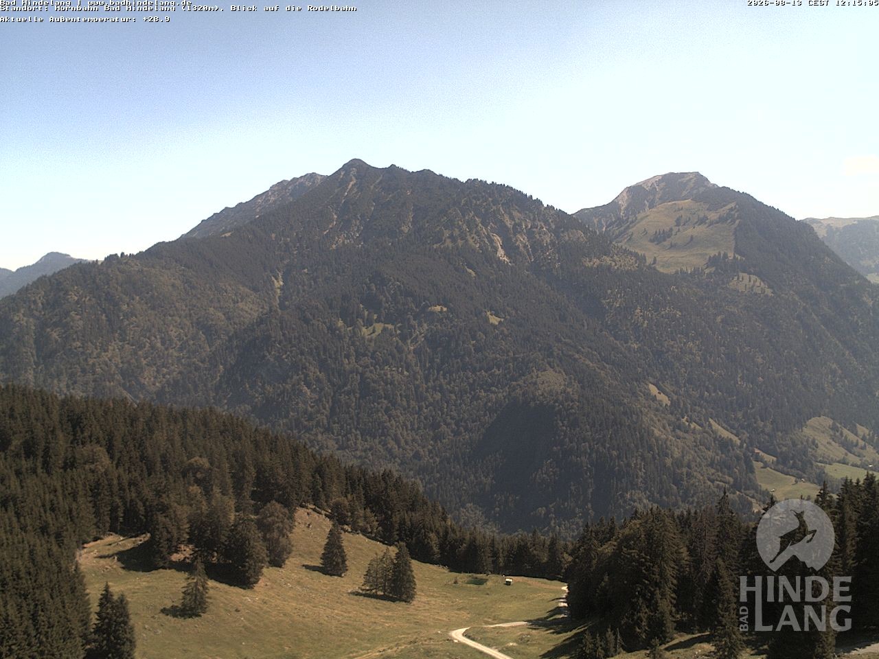 Archived image Webcam Bergstation Hahnenbahn Hindelang