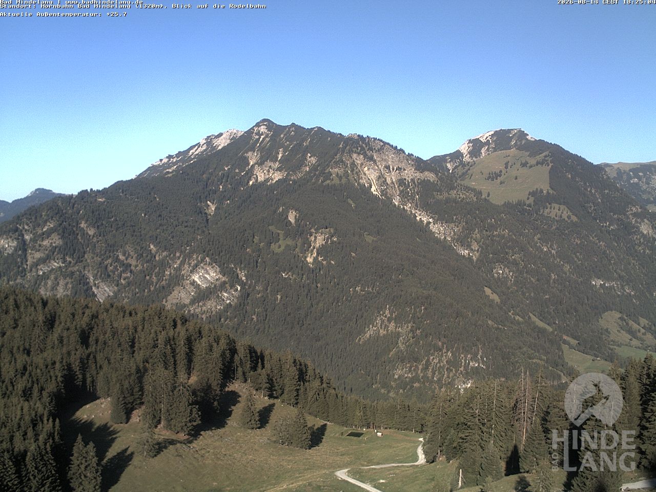 Archiv Foto Webcam Blick auf Hornalp